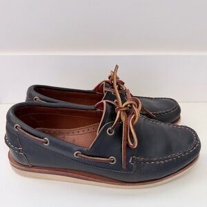 Allen Edmonds Westbrook Leather 8 D Boat Shoe Loafer Dark Brown Classic ($190)